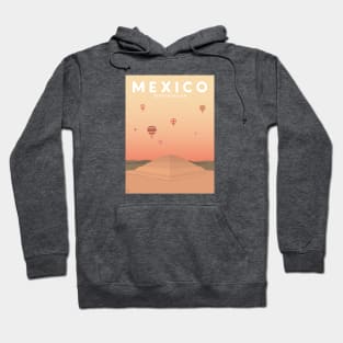 Teotihuacan, Mexico Travel Poster Hoodie